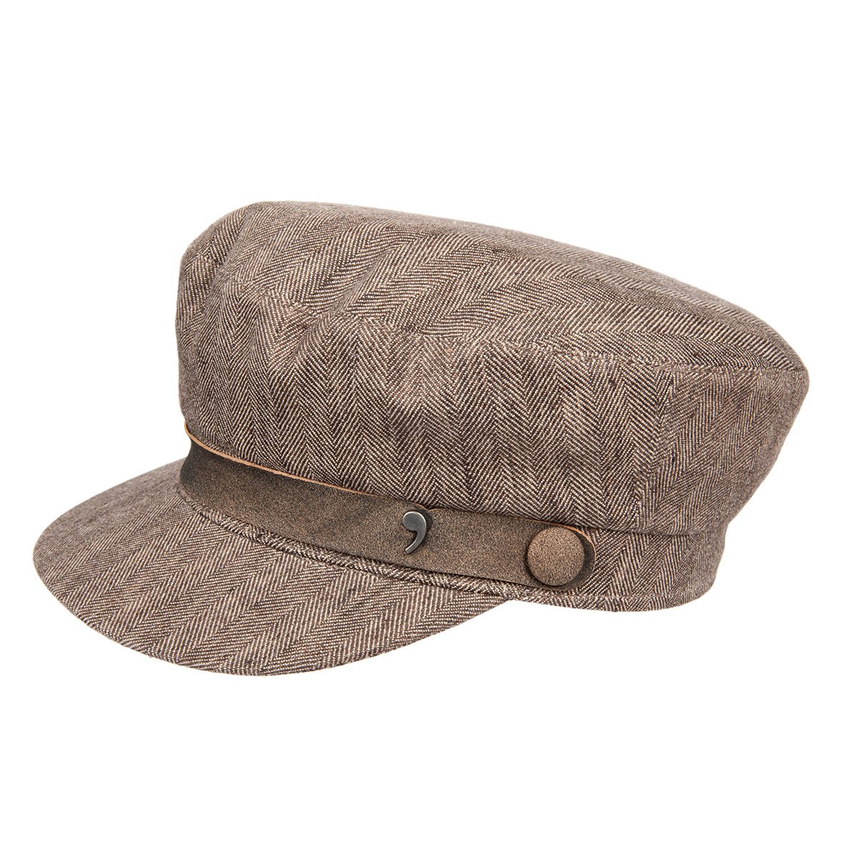 ALFONSO D'ESTE | Casquette aspect chevron