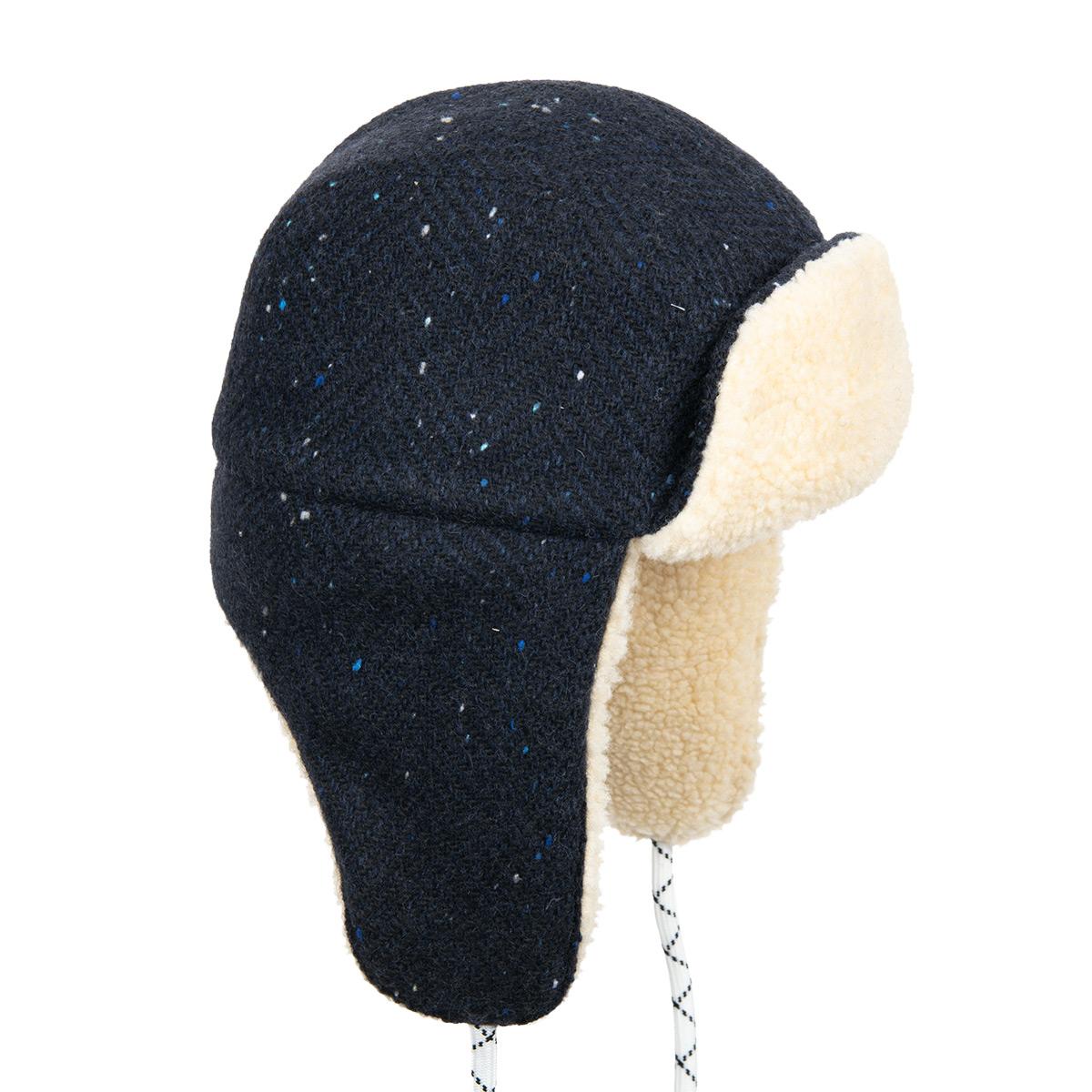 ALFONSO D'ESTE | Casquette aviateur Bomber unisexe 100% laine vierge