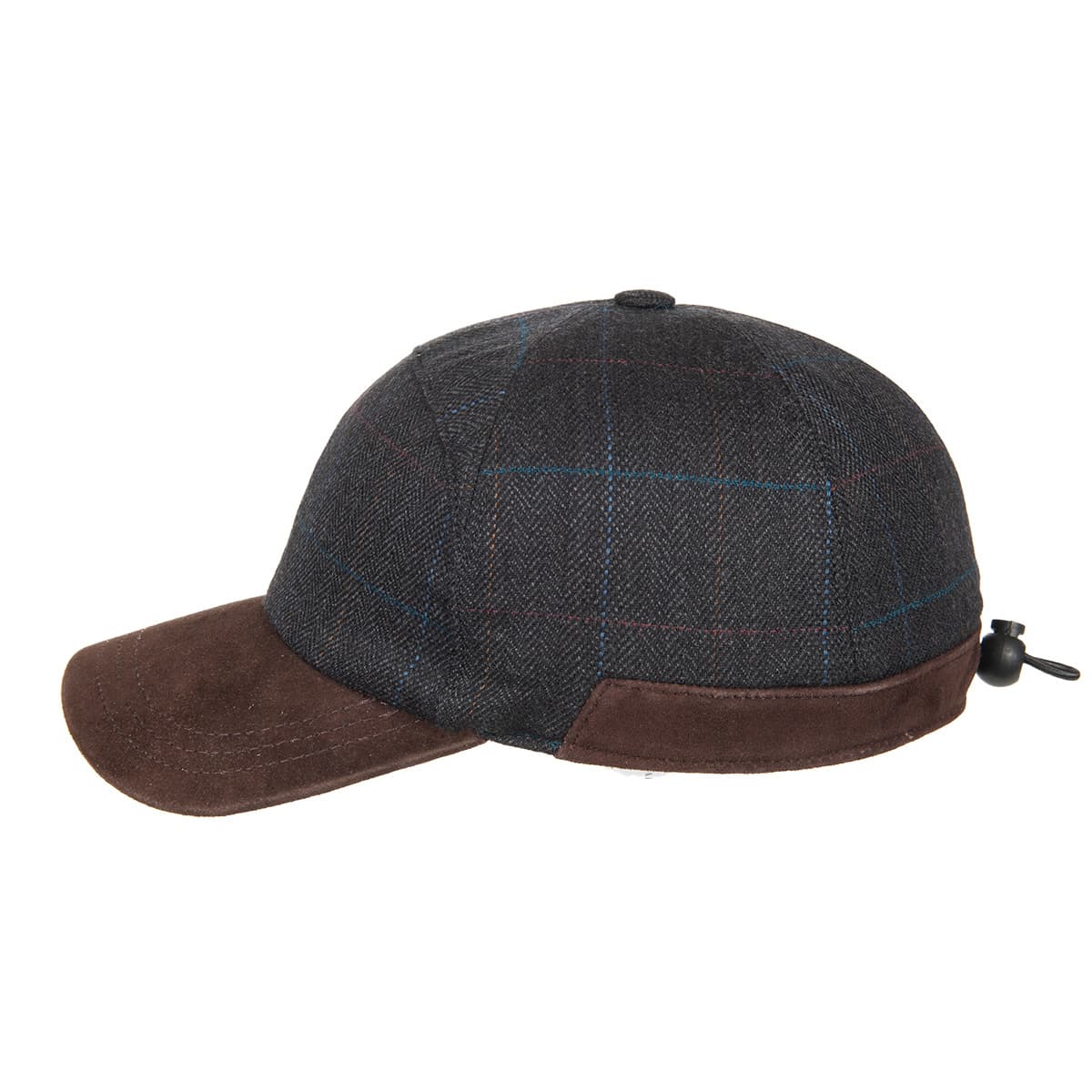 ALFONSO D'ESTE | Casquette homme bicolore � visi�re avec prot�ge-oreilles rabattable
