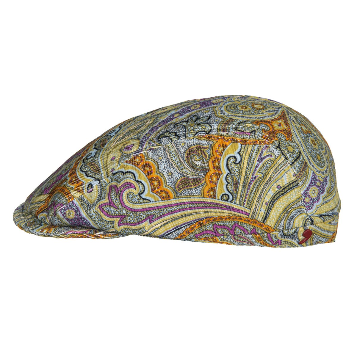ALFONSO D'ESTE | Casquette plate avec motif boh�me en coton