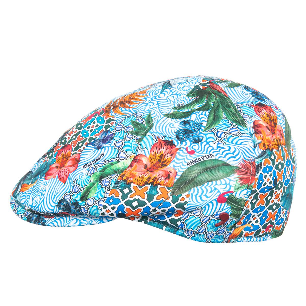 ALFONSO D�ESTE | Casquette plate en coton pour hommes
