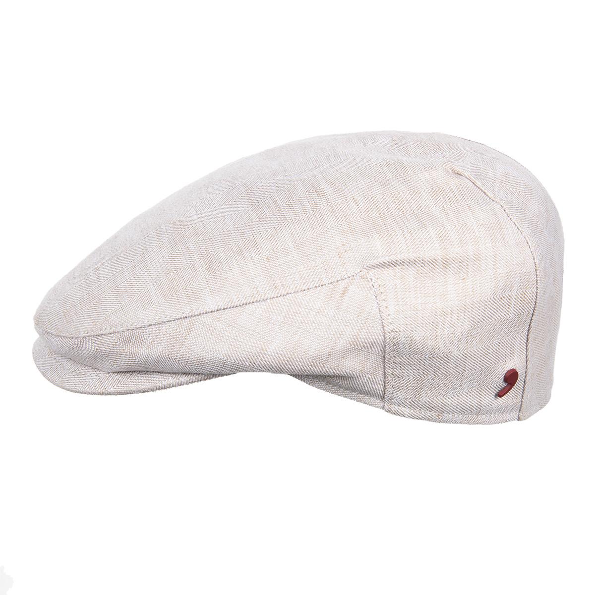ALFONSO D�ESTE | Casquette plate en deux parties 100% lin