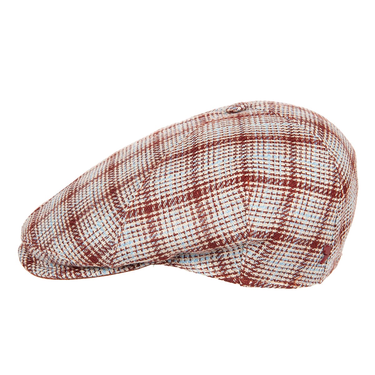 ALFONSO D'ESTE | Casquette plate en lin chapeau homme