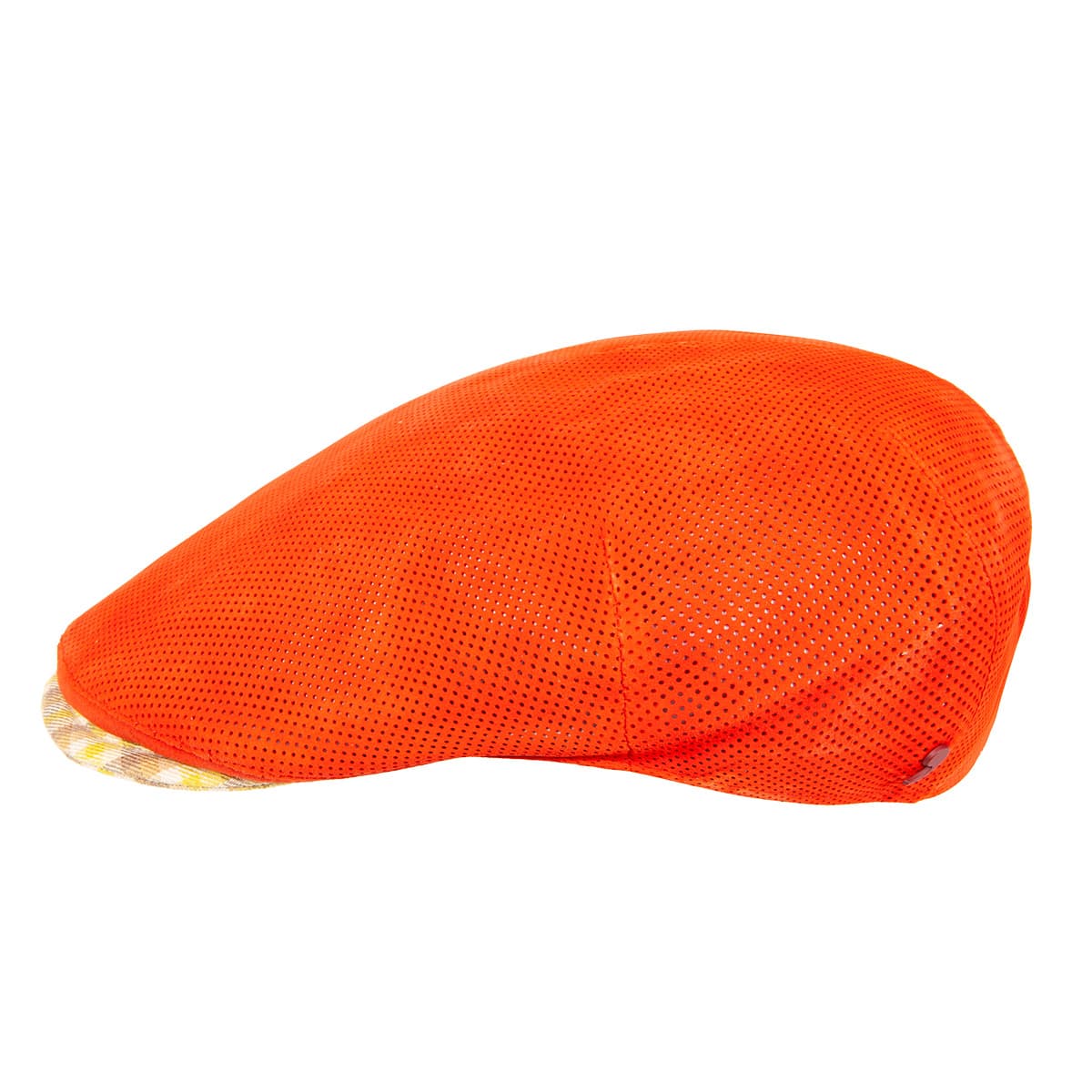 ALFONSO D'ESTE | Casquette plate homme en cuir perfor�