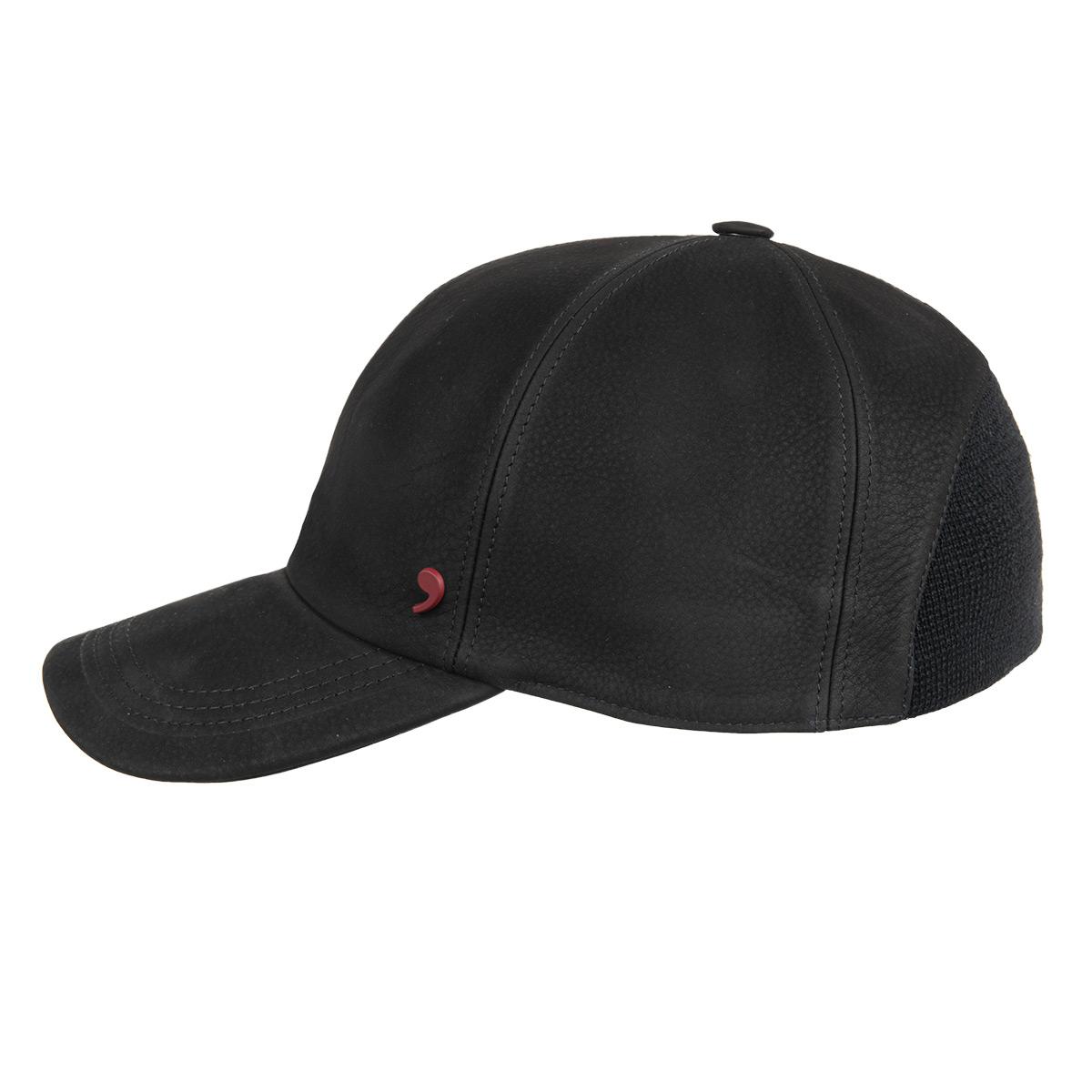 ALFONSO D'ESTE | Casquette � visi�re 100% cuir v�ritable