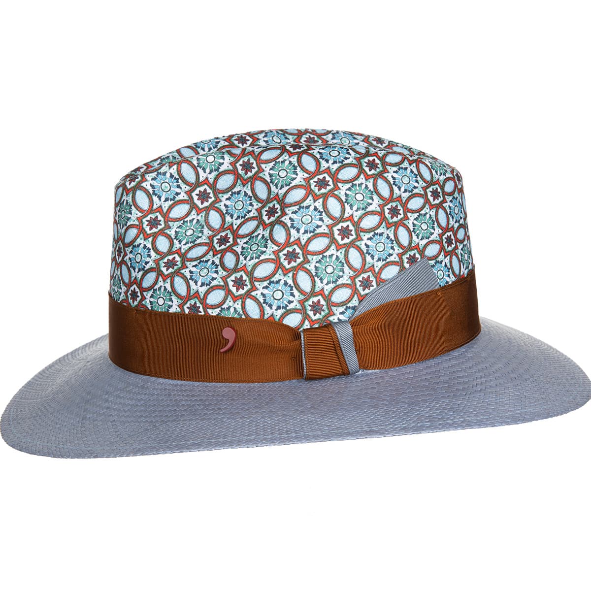ALFONSO D'ESTE | Chapeau Panama en lin color� pour hommes