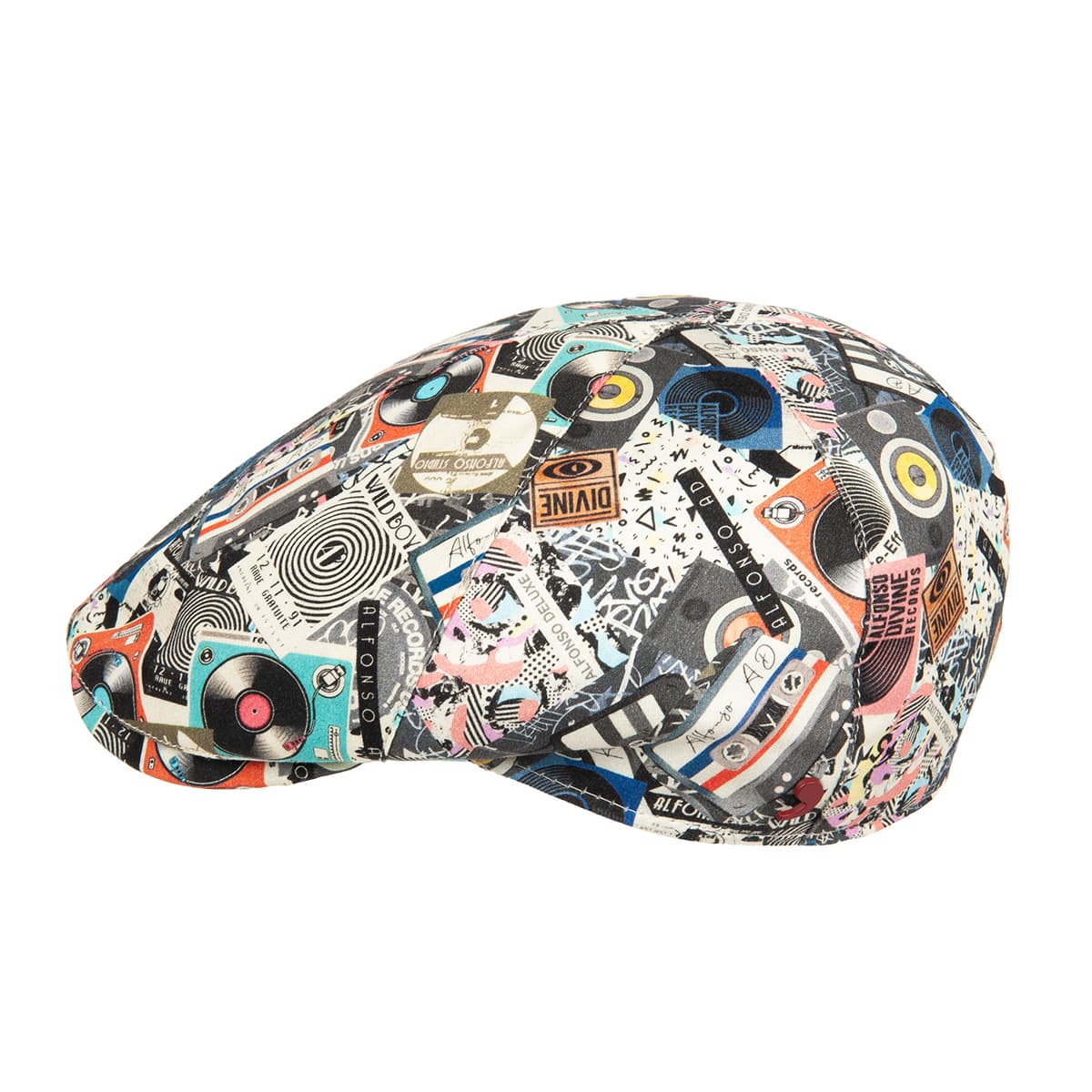 ALFONSO D'ESTE | Chapeau homme casquette plate Like in cotton