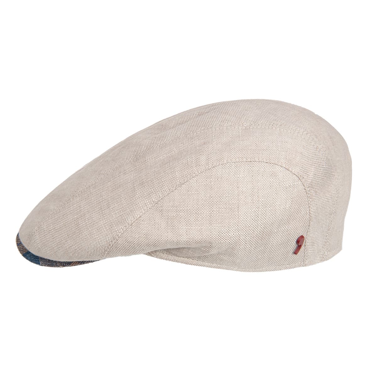 ALFONSO D'ESTE | Chapeau plat pour homme en 100% lin