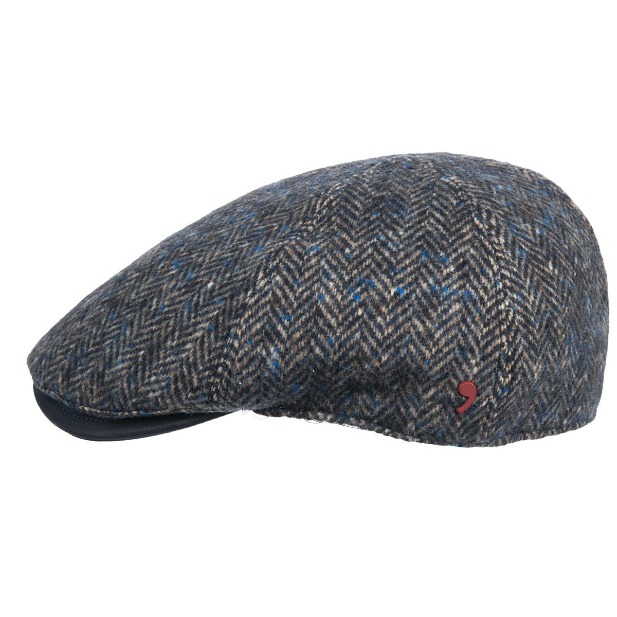 ALFONSO D'ESTE | Flatcap 6 pi�ces casquette plate 100% laine vierge