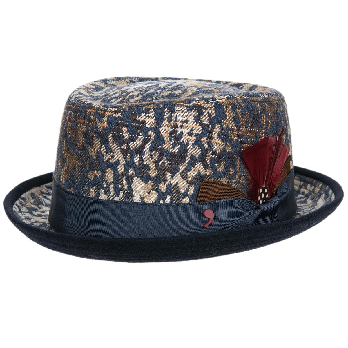 ALFONSO D'ESTE | Pork Pie Chapeau pour homme en coton