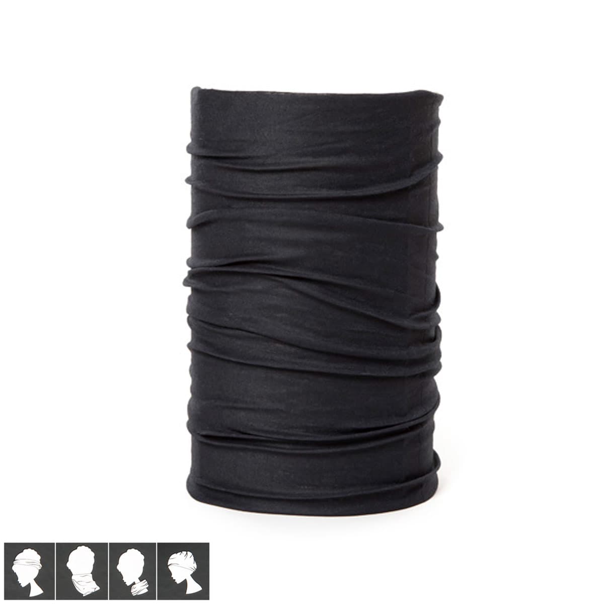 BANDANA �CHARPE UNI NOIR