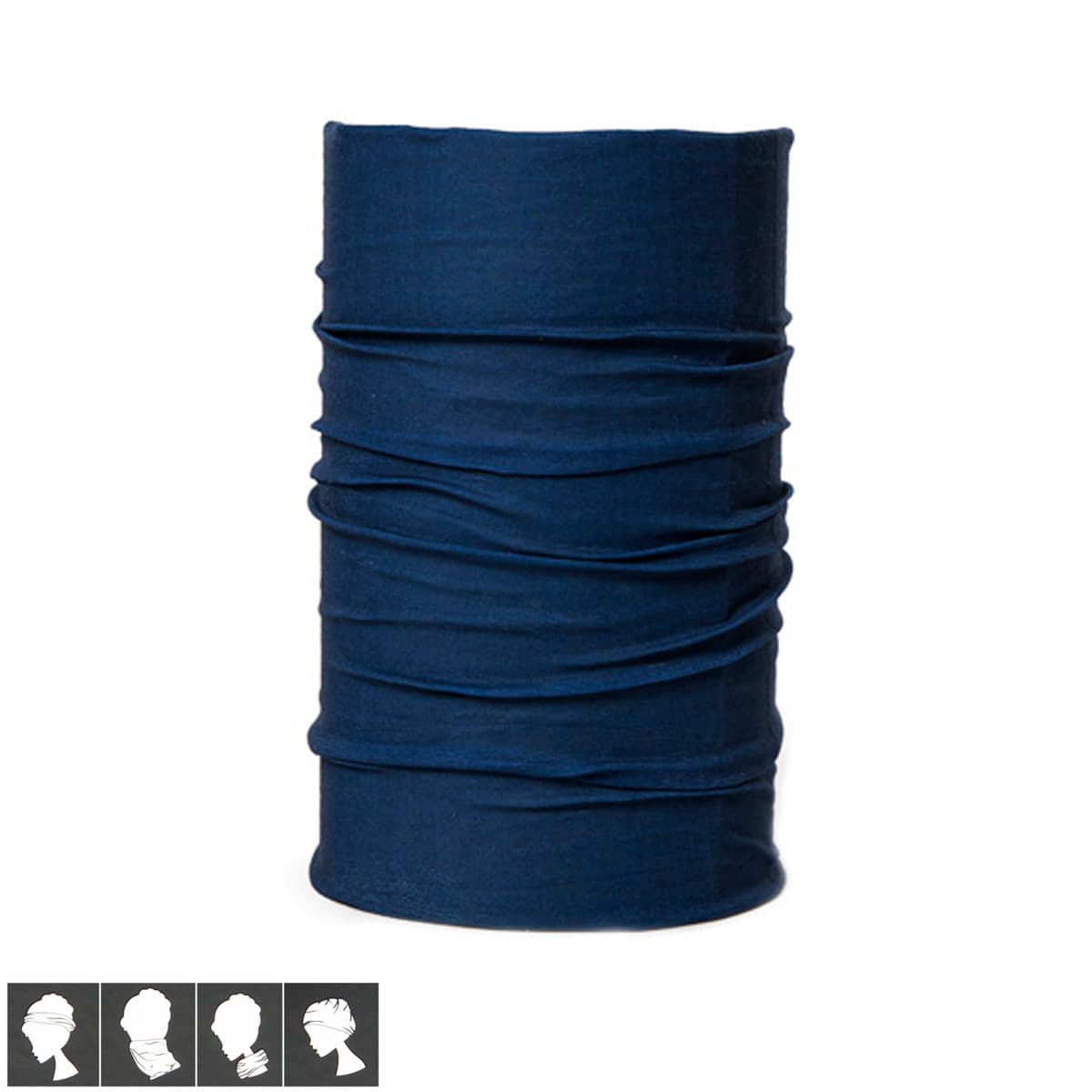 BANDANA �CHARPE UNIE BLEU