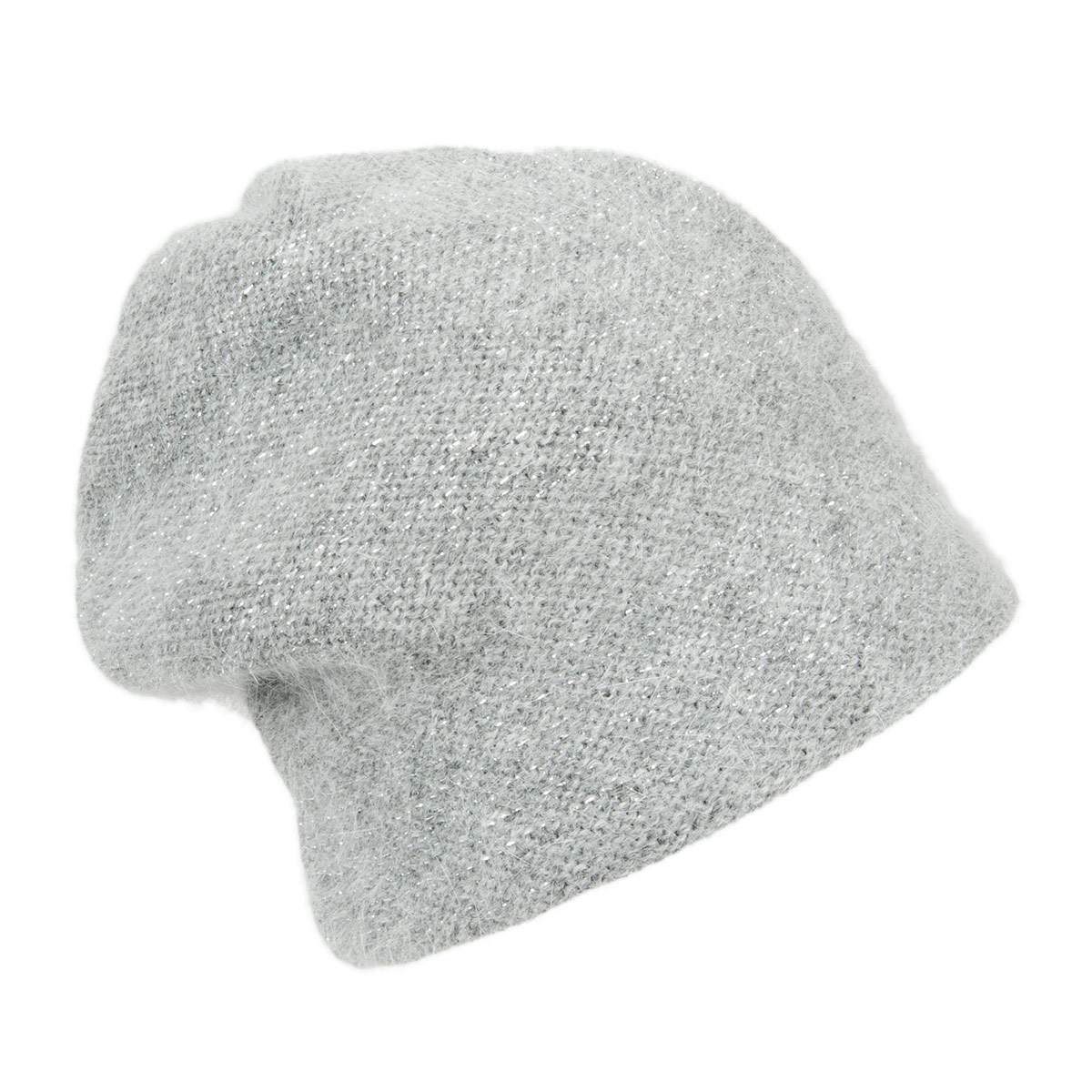 Bonnet angora Viola avec Lurex