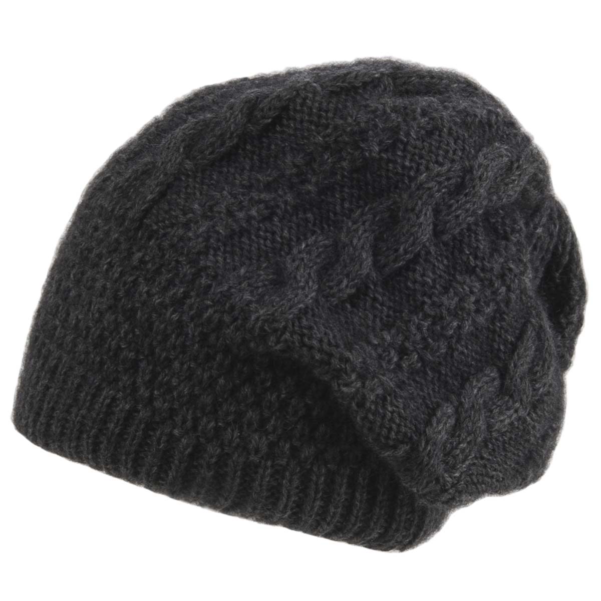 Bonnet au motif tress� 