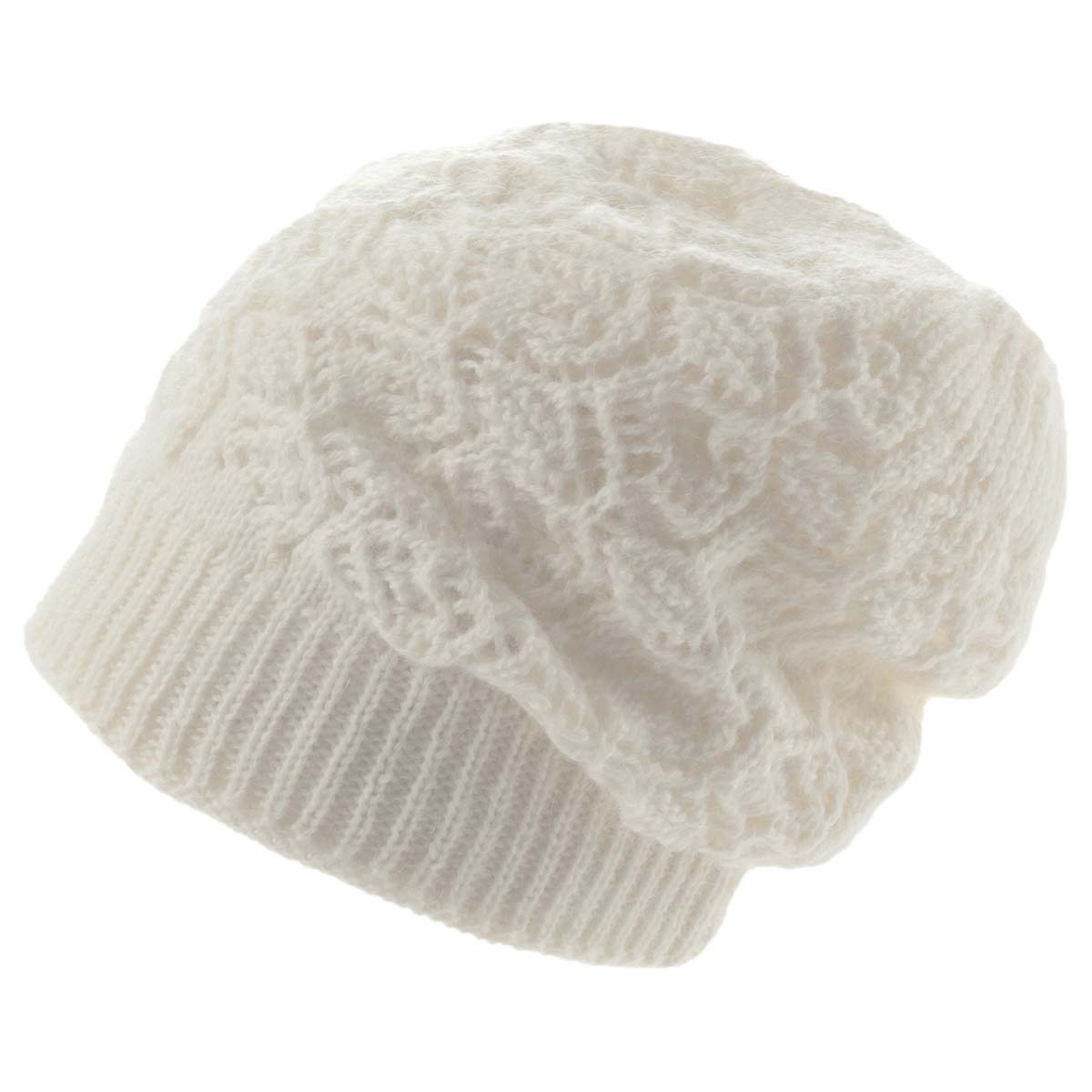 Bonnet d'hiver avec motif ajour�