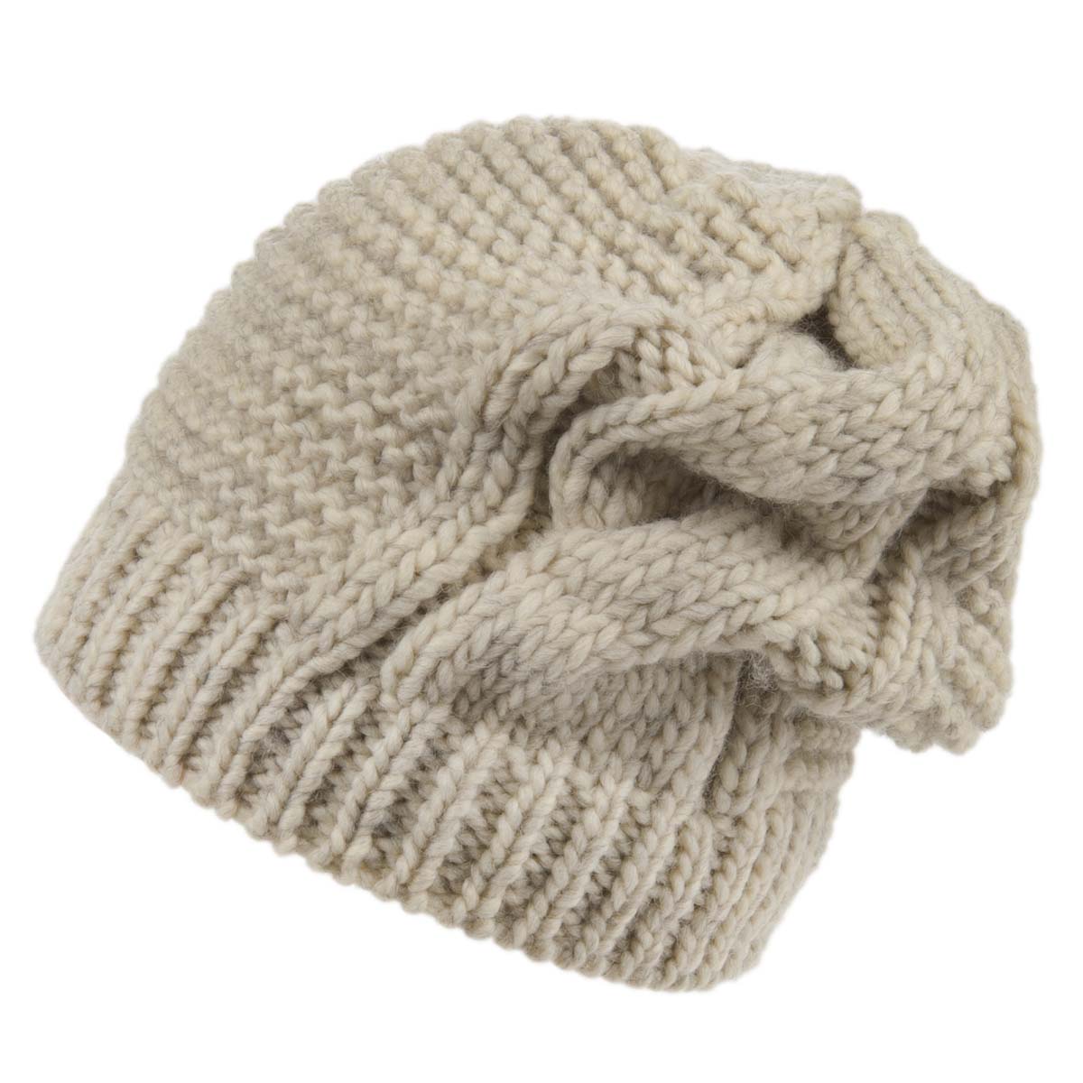 Bonnet en optique tricot de SEEBERGER