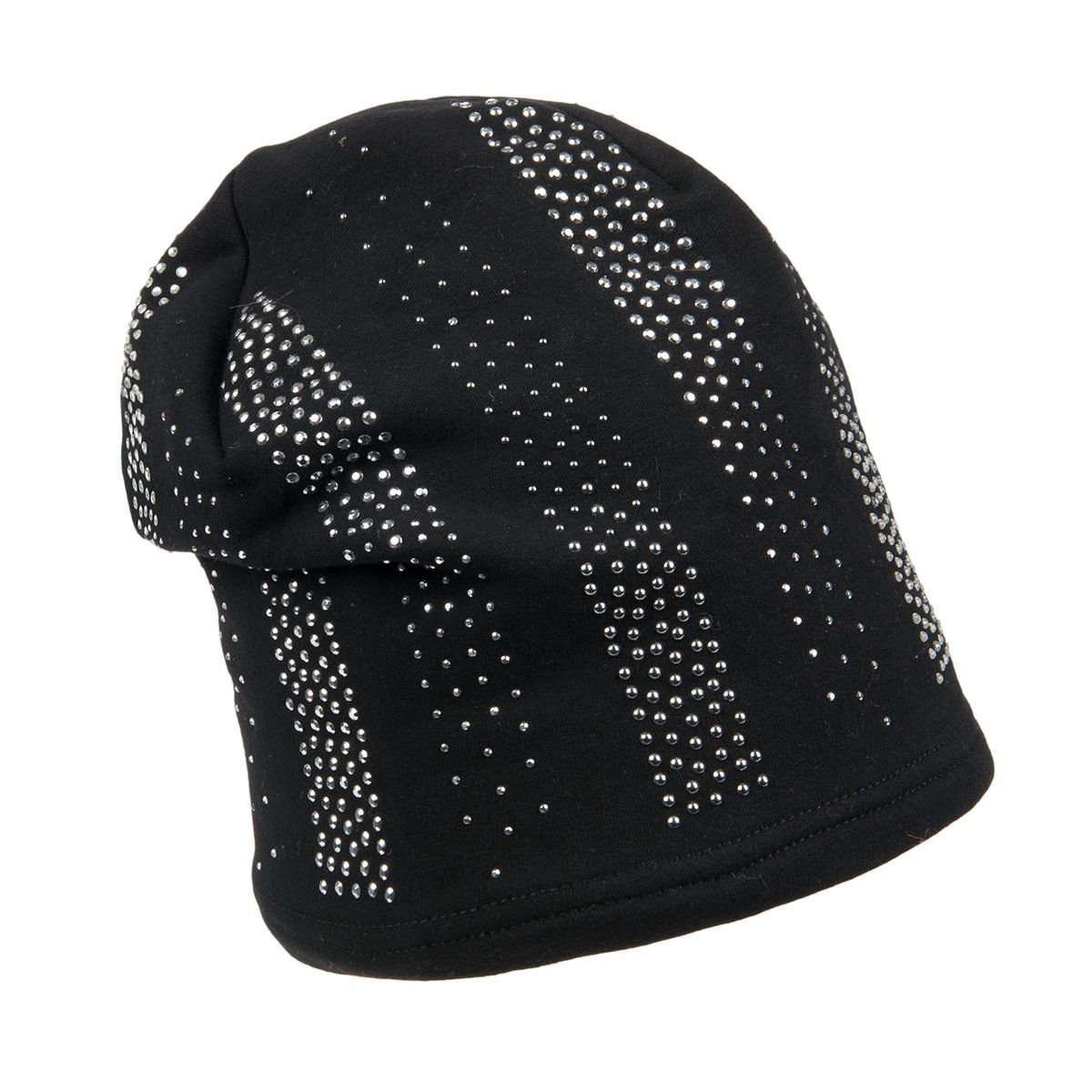 Bonnet femme avec strass