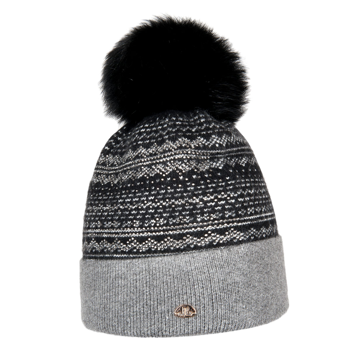 Bonnet � pompon Melinda en tricot