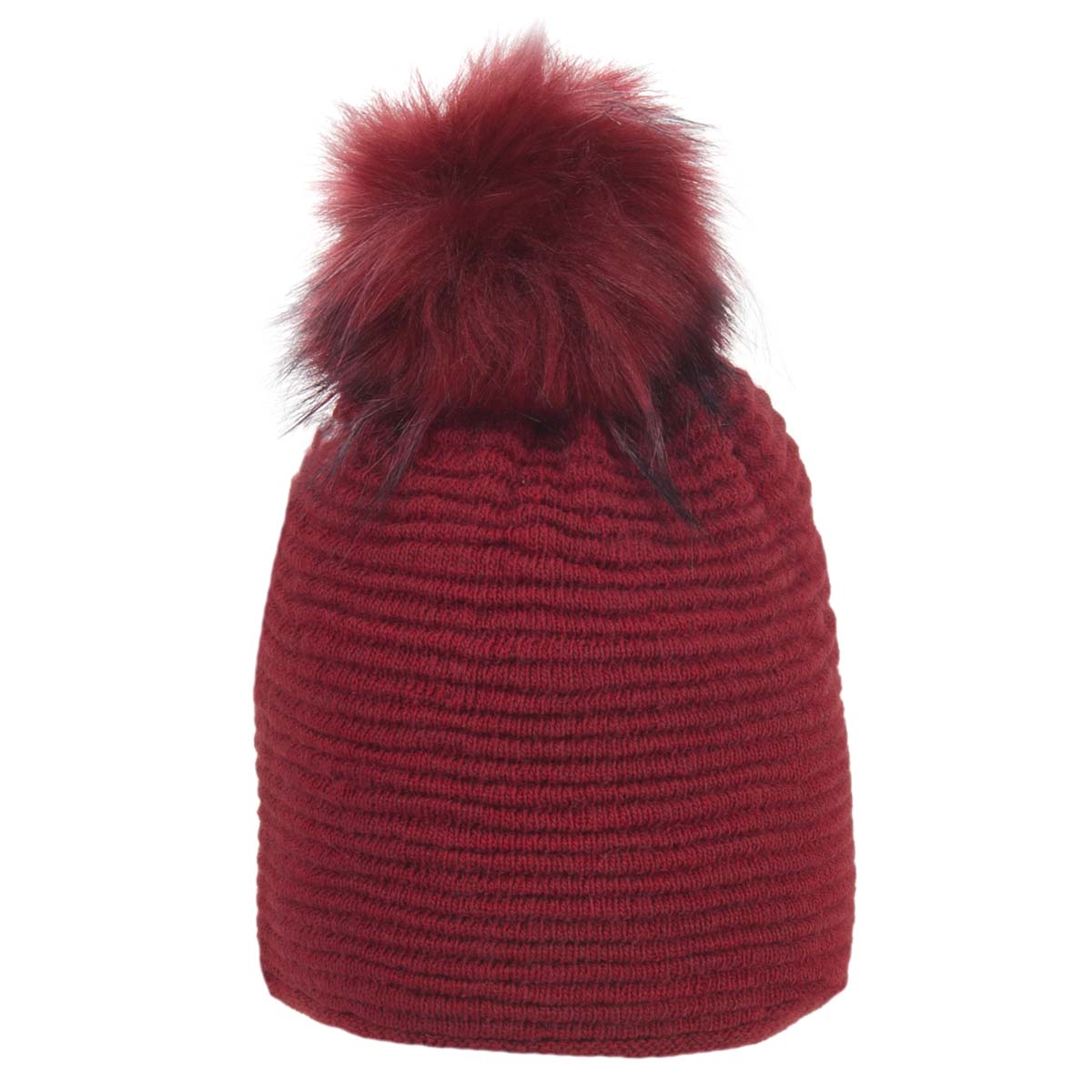 Bonnet pour femme avec pompon