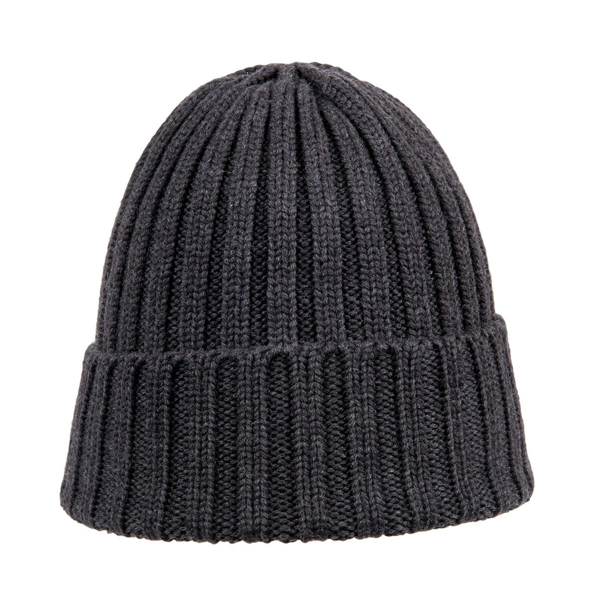 Bonnet � revers en pure laine
