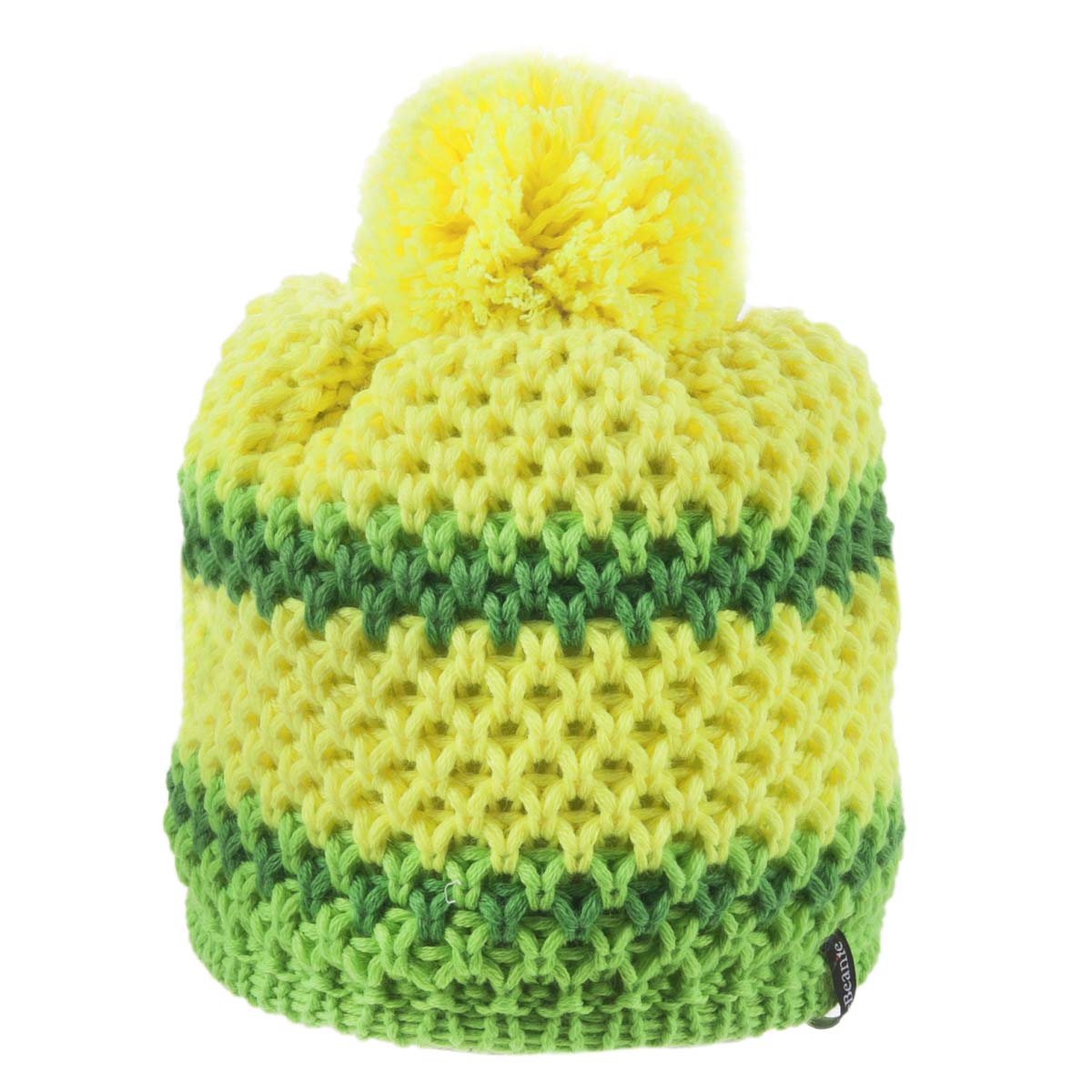 Bonnet tricot� avec pompon de McBEANIE
