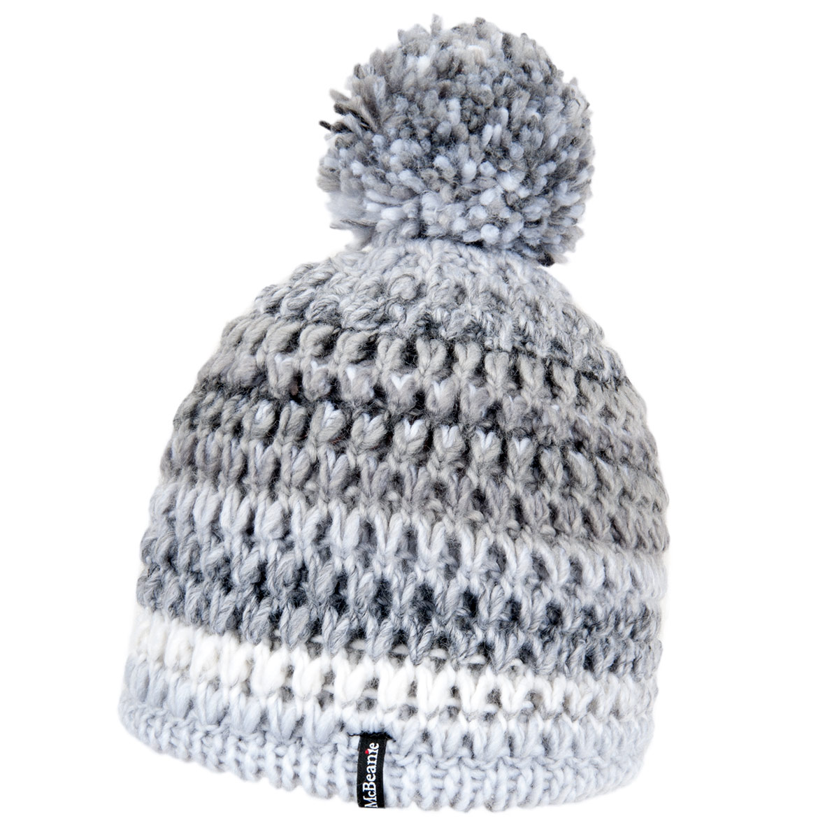 Bonnet tricot� avec pompon de McBEANIE
