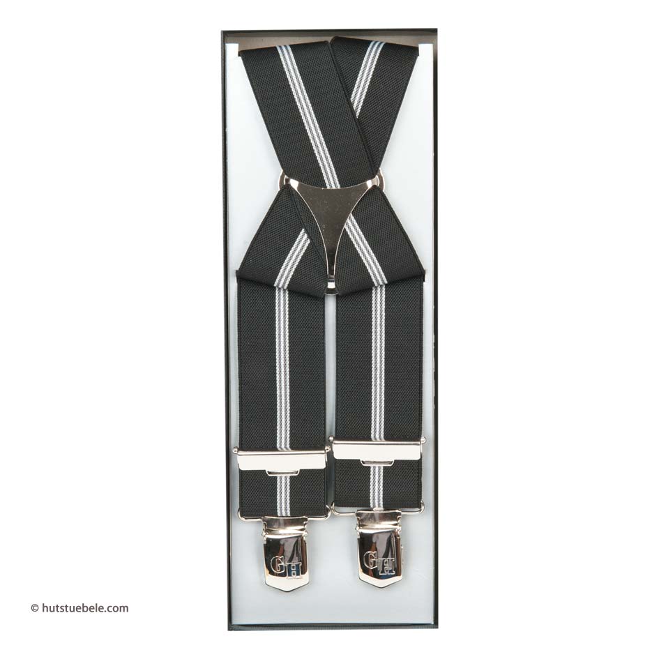 Bretelles avec motif � rayures disponibles en 2 longueurs
