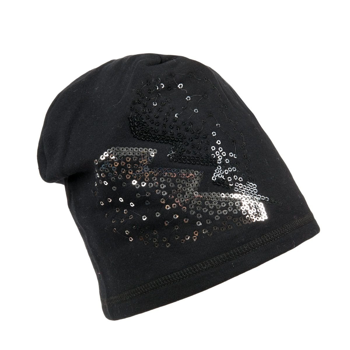 CUFFIA CON CUORE IN PAILLETTES