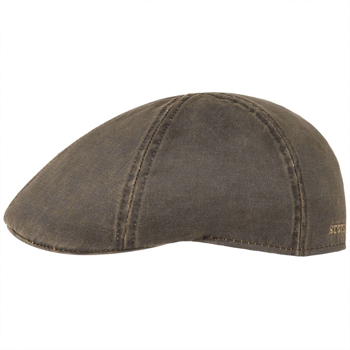 Casquette plate Flatcap sportive sign�e STETSON