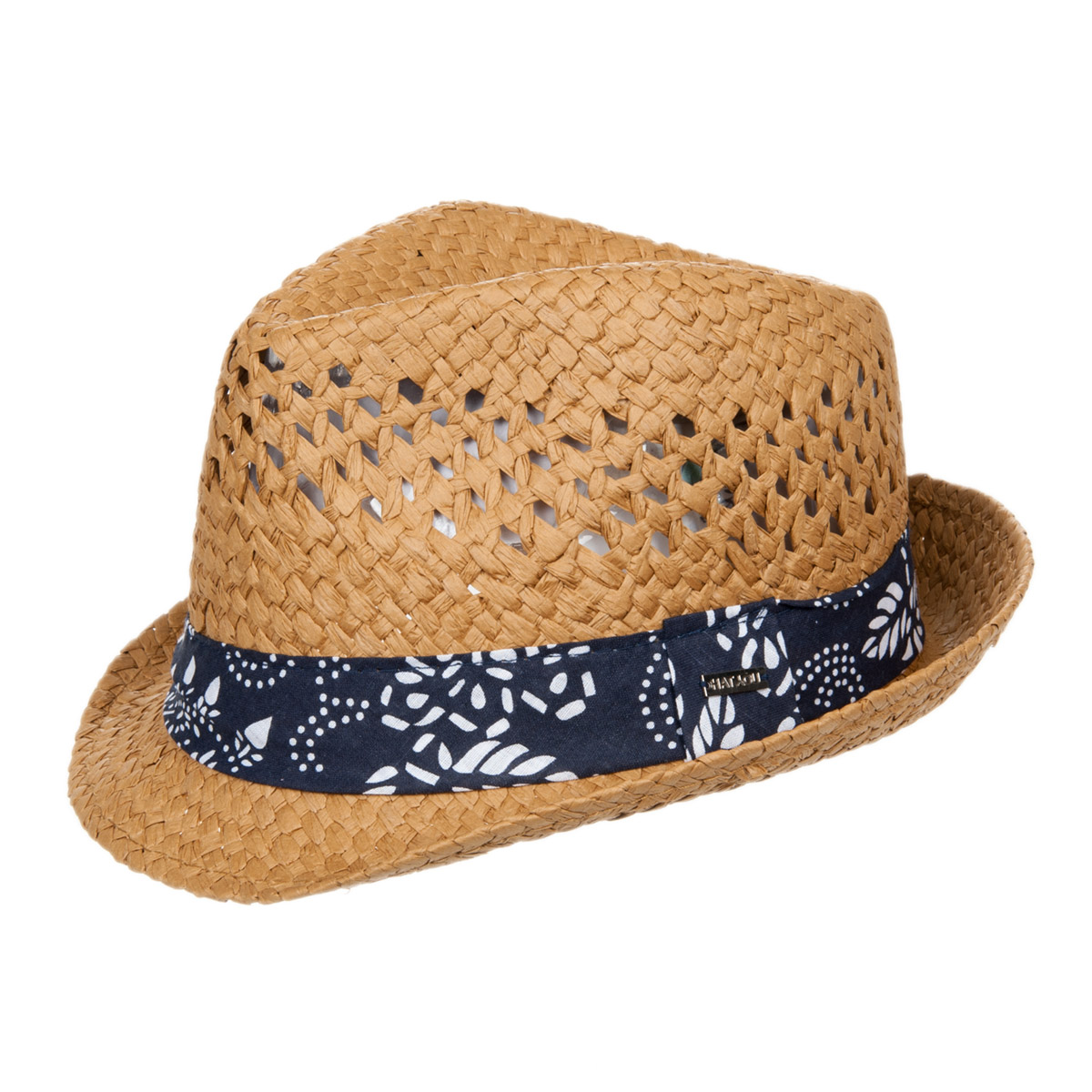 Chapeau Trilby avec garniture en tissu
