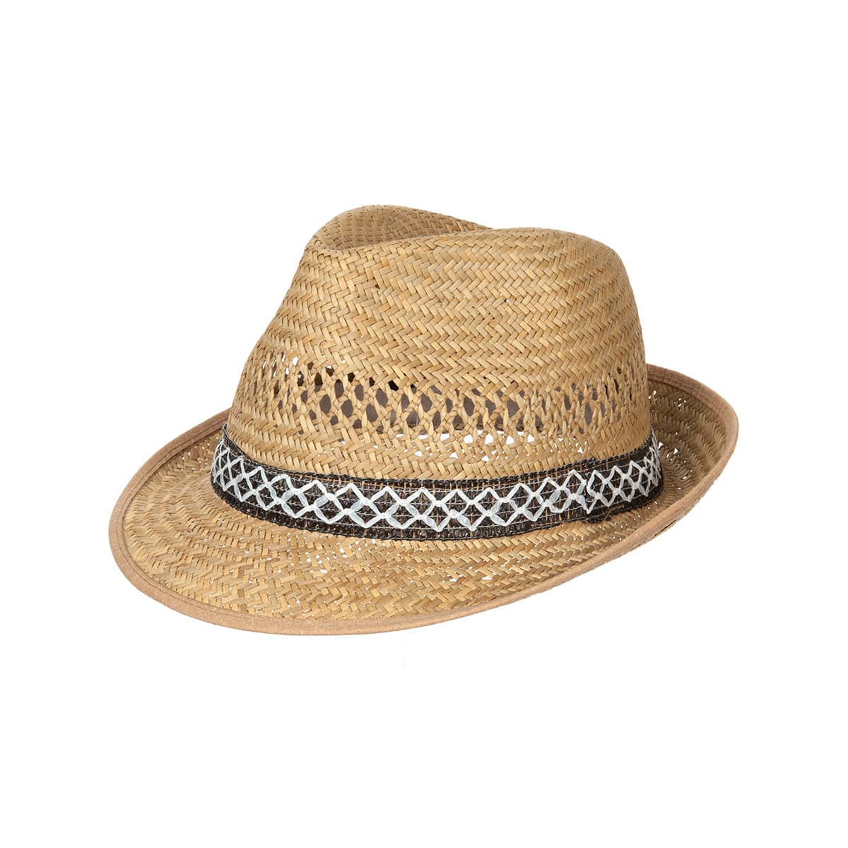 Chapeau Trilby de paille