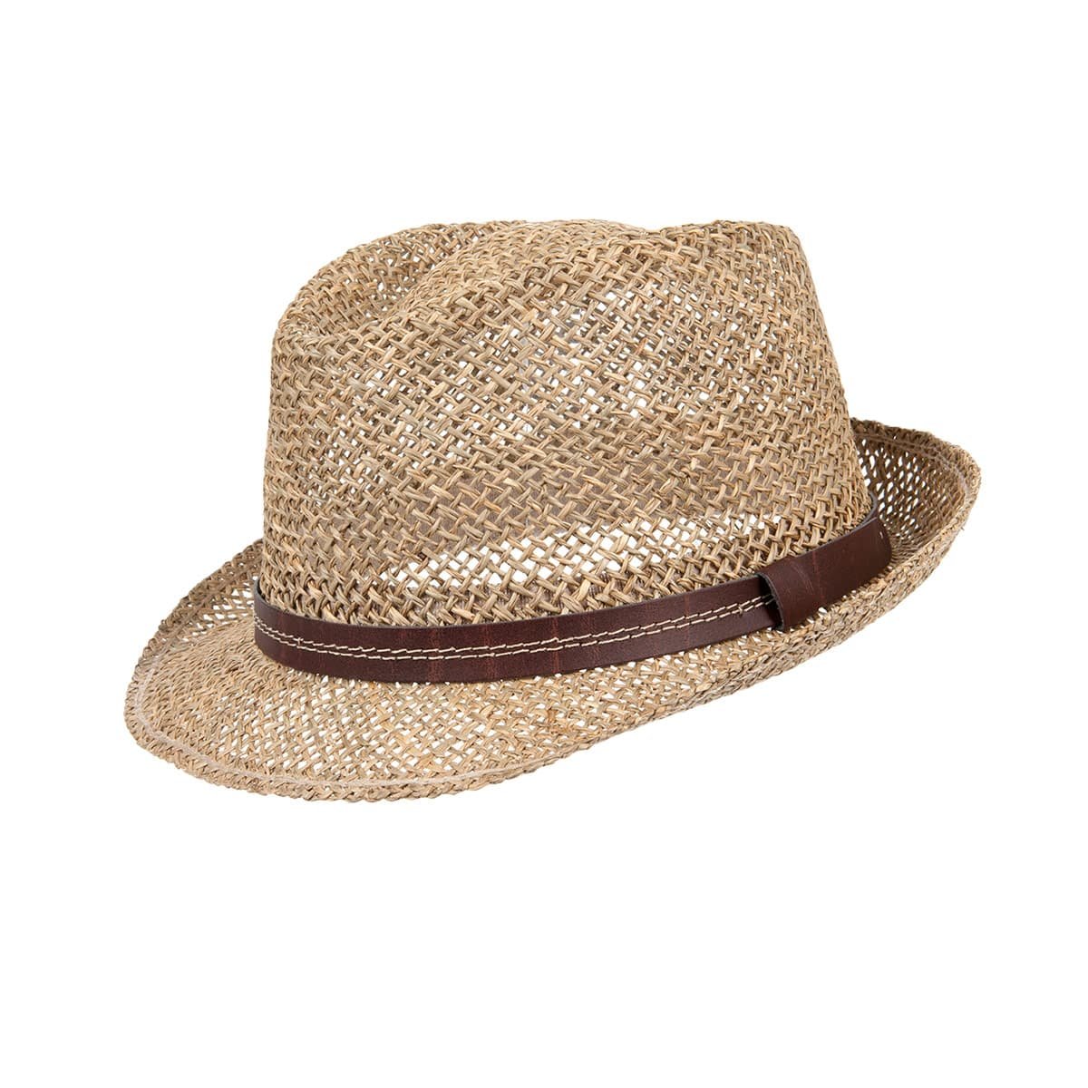 Chapeau Trilby en paille