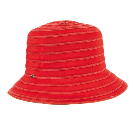 Chapeau � bordure enroulable Cloche pour femme