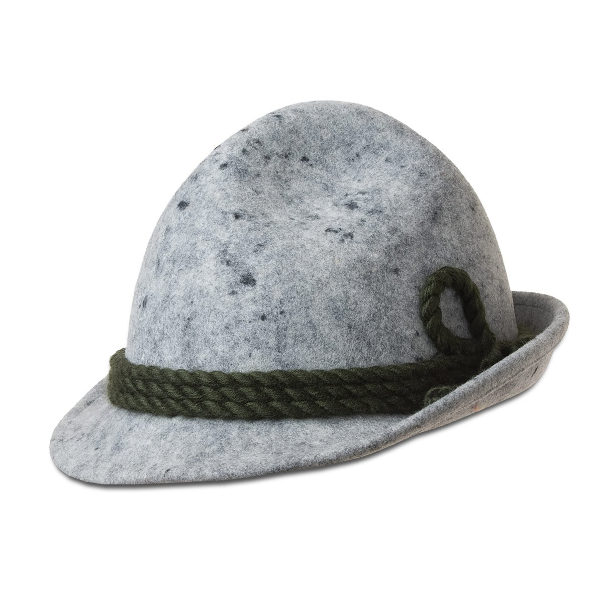 Chapeau de montagne en feutre Ortler by Hutter Chapeaux avec triple cordon de laine et bord �troit