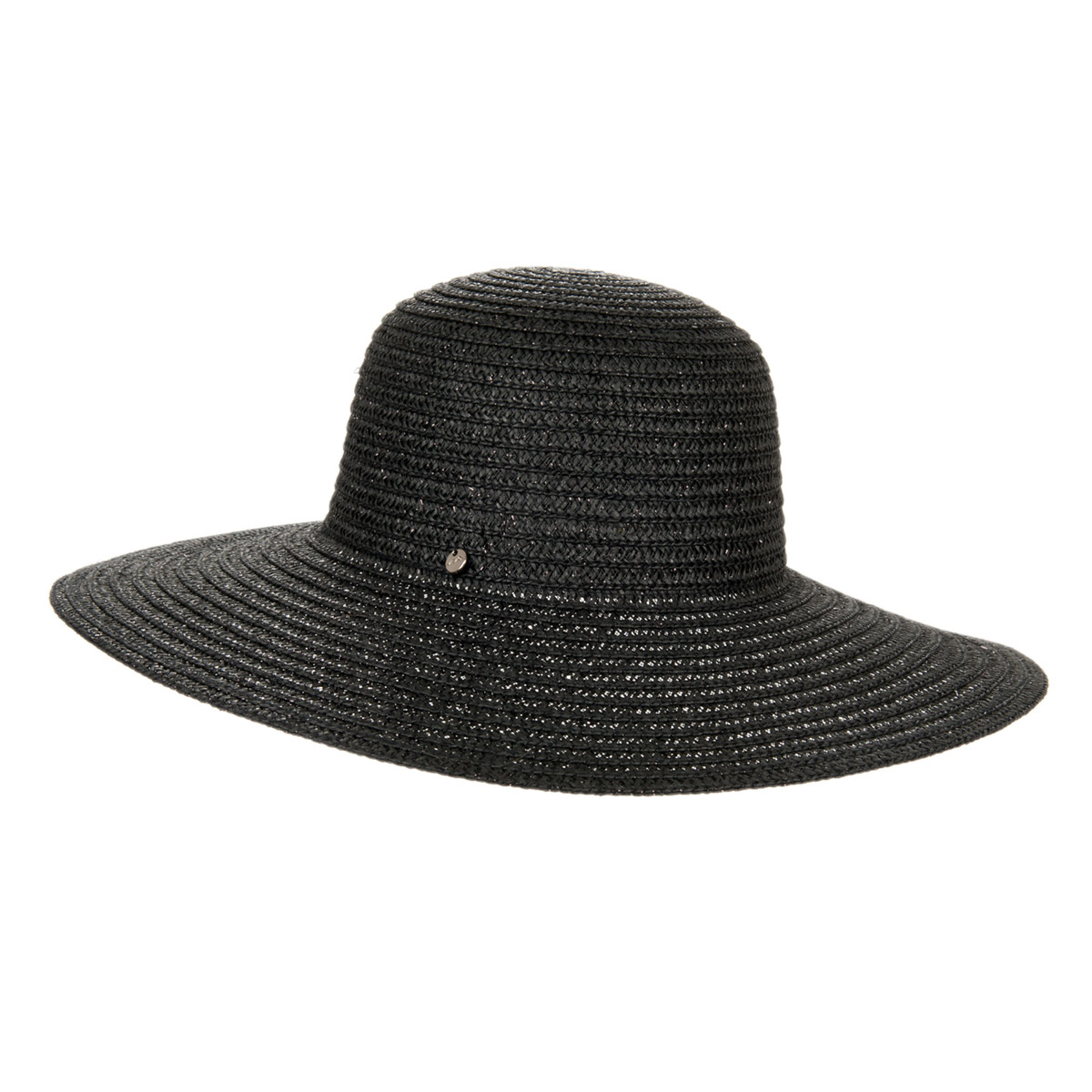 Chapeau scintillant pour femme avec large bord