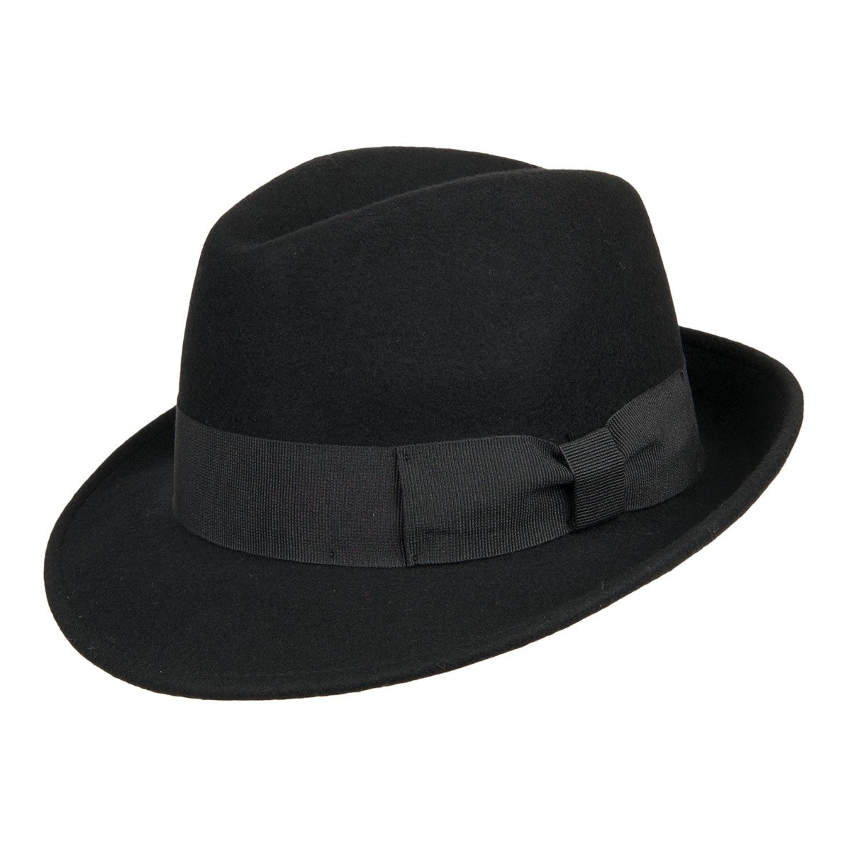 Chapeaux en feutre de laine Trilby by Hutter chapeau imperm�able avec bord �troit et garniture en re