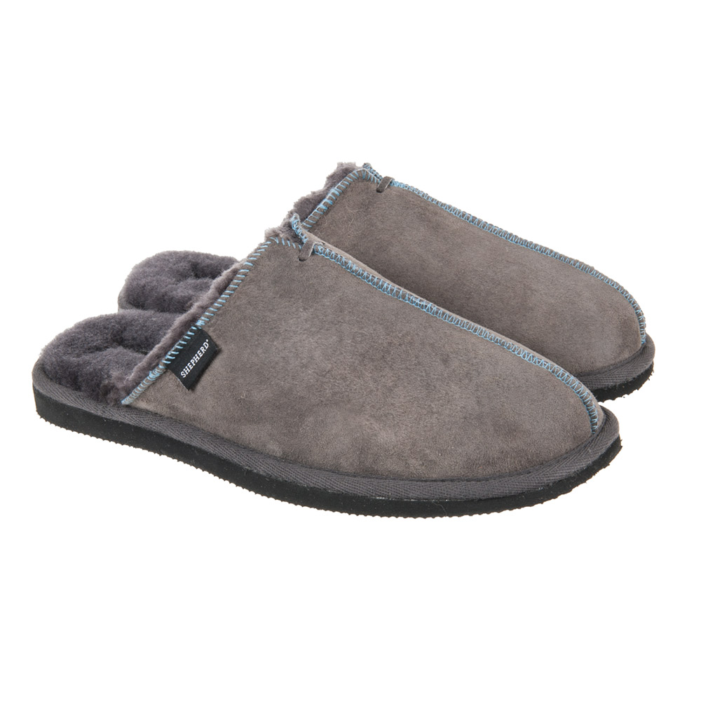 Chaussons pour hommes en peau d'agneau by Shepherd pour la saison froide
