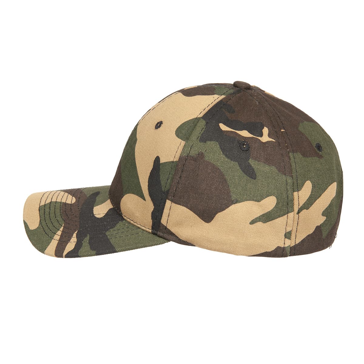 FASHION | Casquette de baseball 6 pi�ces en coton Mimetico