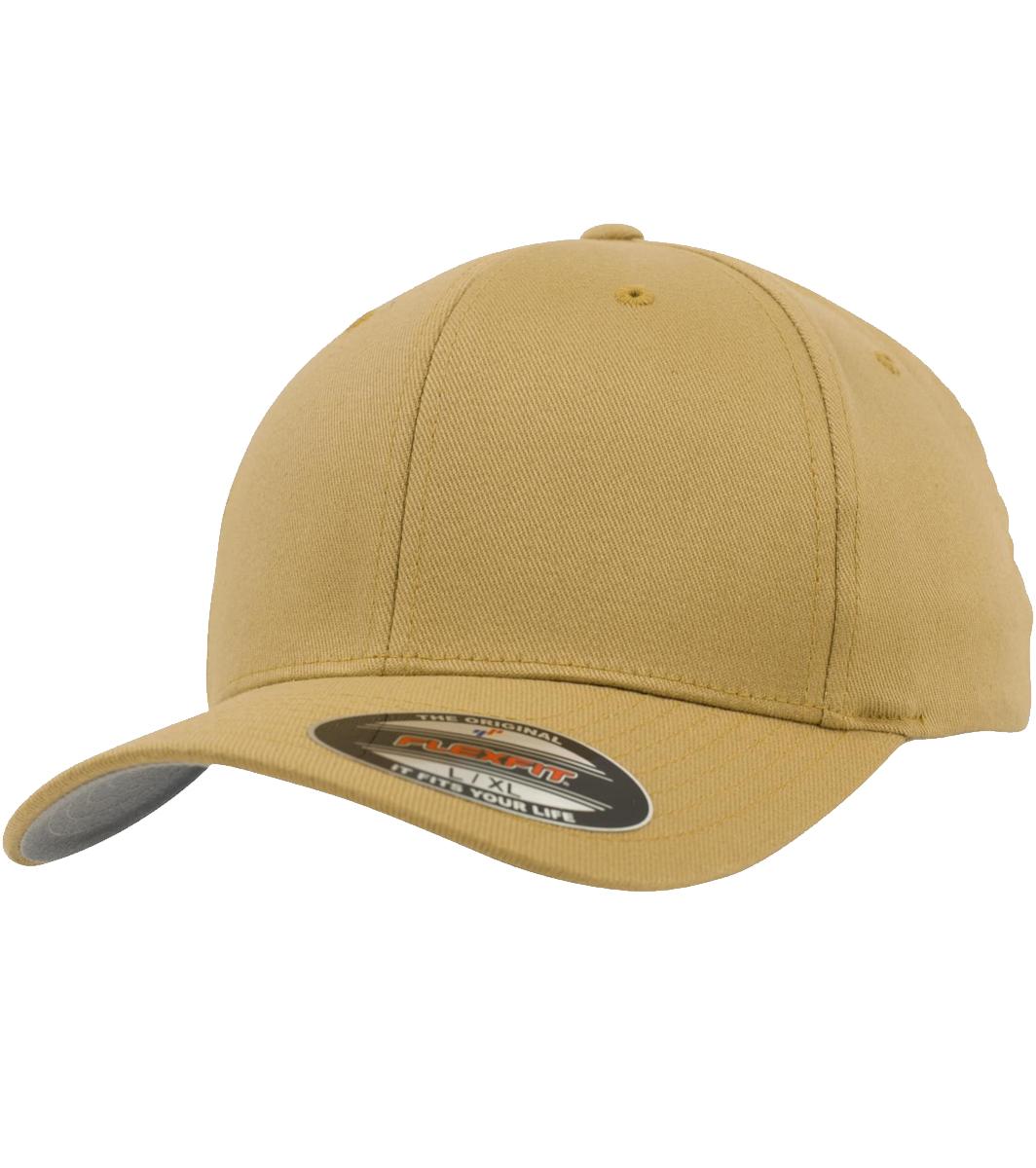 FLEXFIT | Wooly Combed curry XXS-XXl casquette � visi�re
