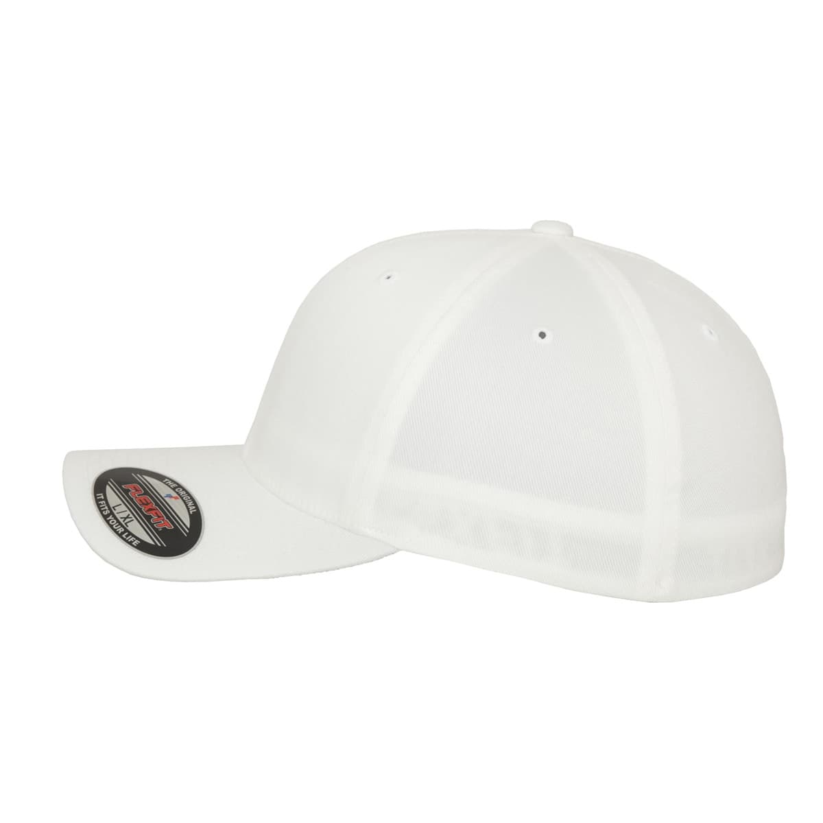 FLEXFIT | Wooly Combed white XXS-XXL casquette � visi�re