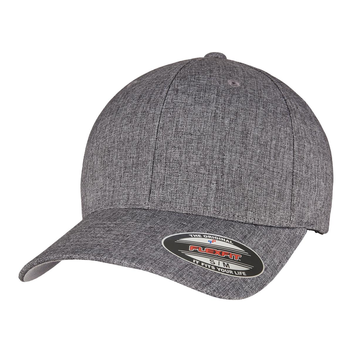 FLEXFIT | casquette � visi�re 6 pi�ces Heatherlight Melange sans fermeture