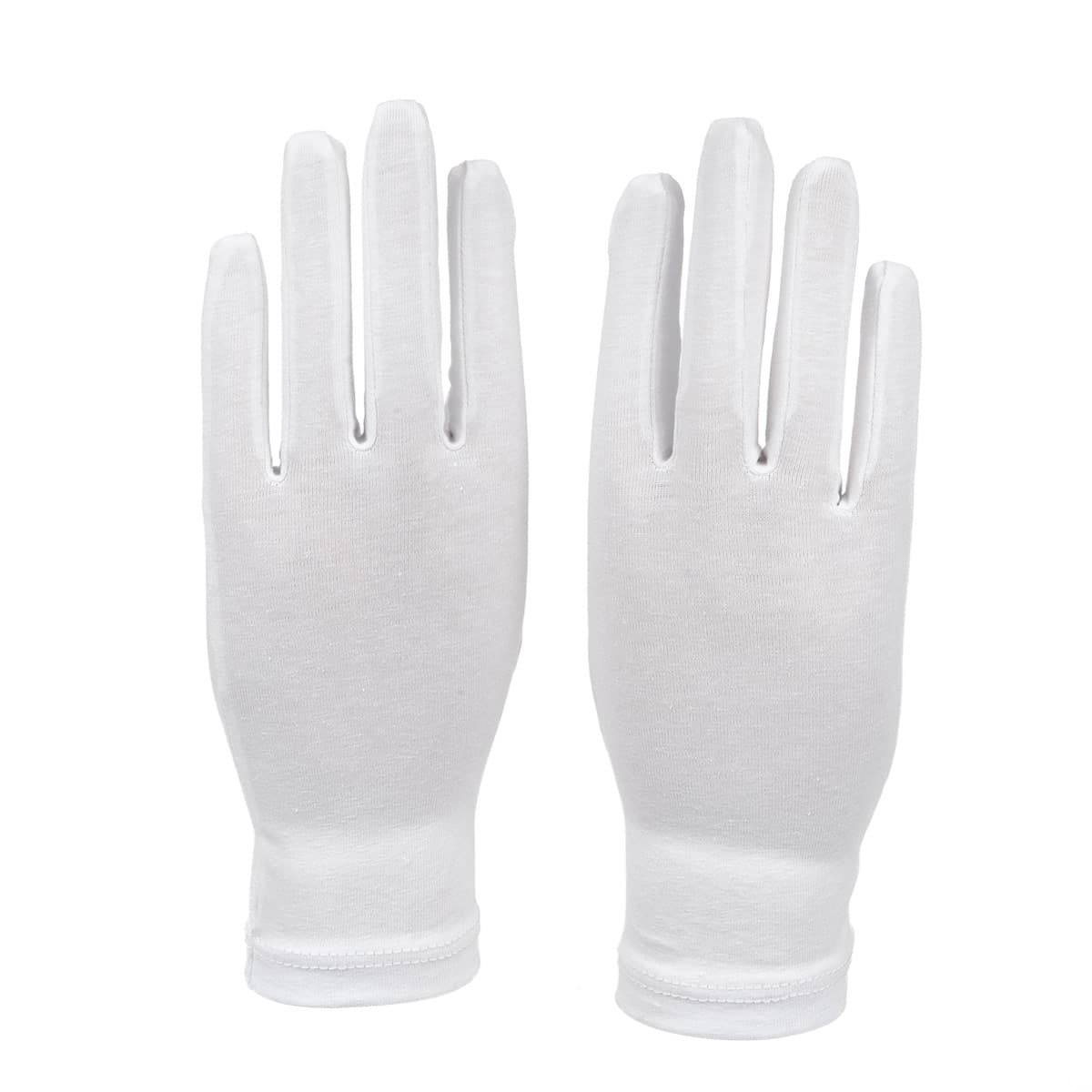 GANTS EN COTON BLANC