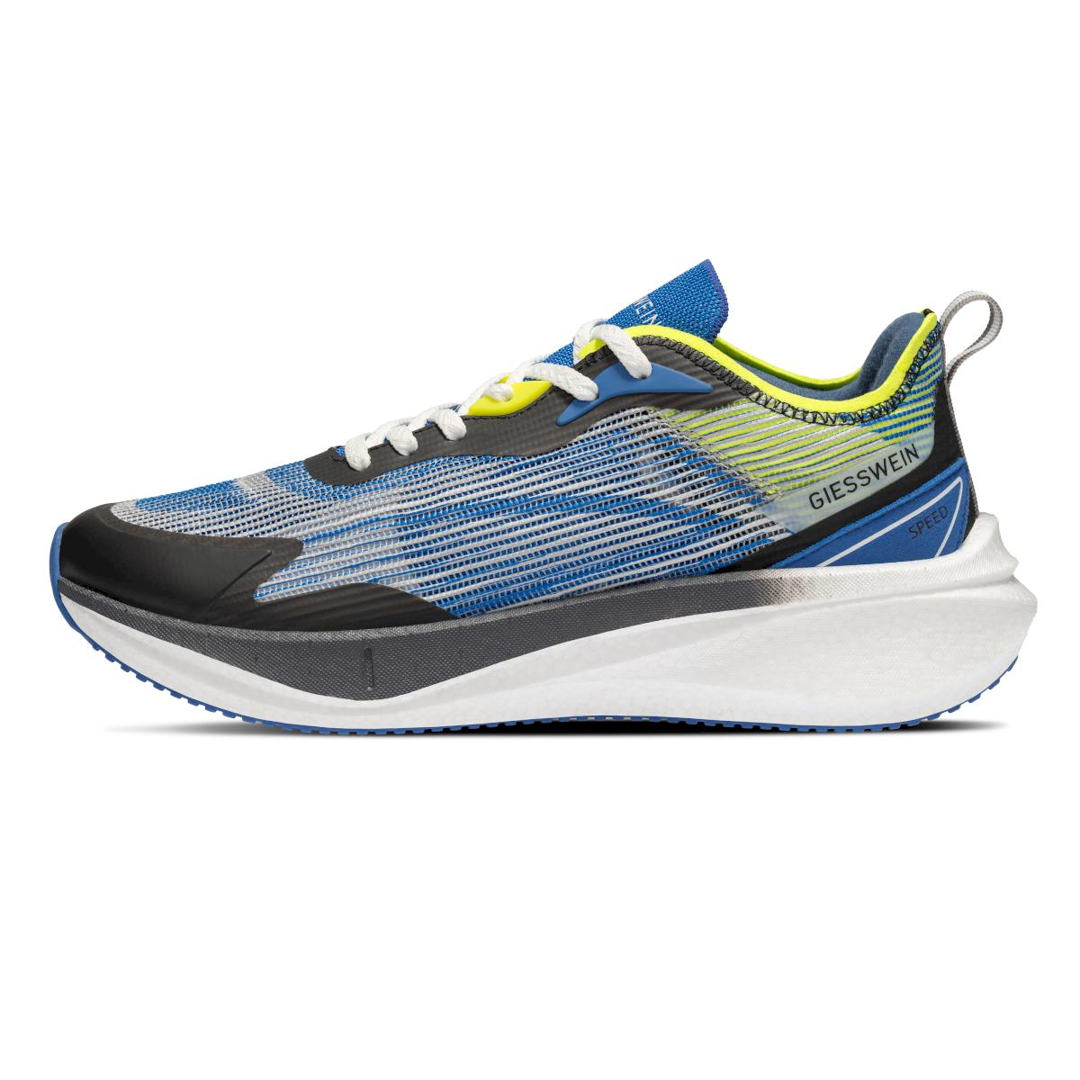 GIESSWEIN | SPEED CHAUSSURE DE COURSE POUR HOMME AVEC SEMELLE �LASTIQUE EN CARBONE TRAFFIC BLUE