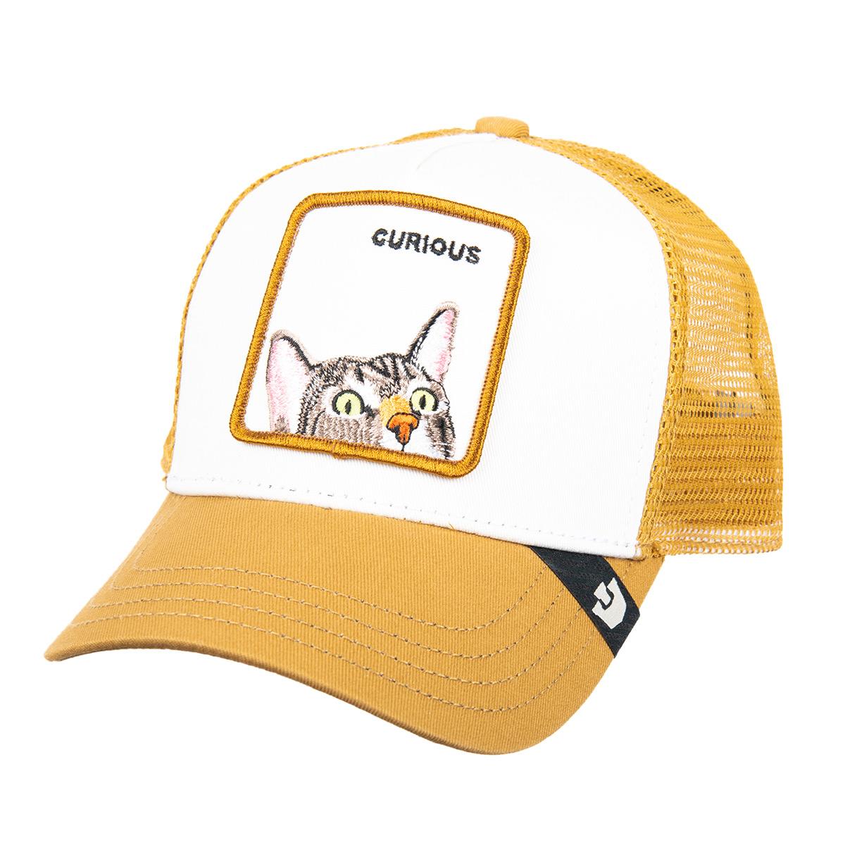 GOORIN KIDS | Motif : CURIOUS CAT MINI Casquette de camionneur pour enfants
