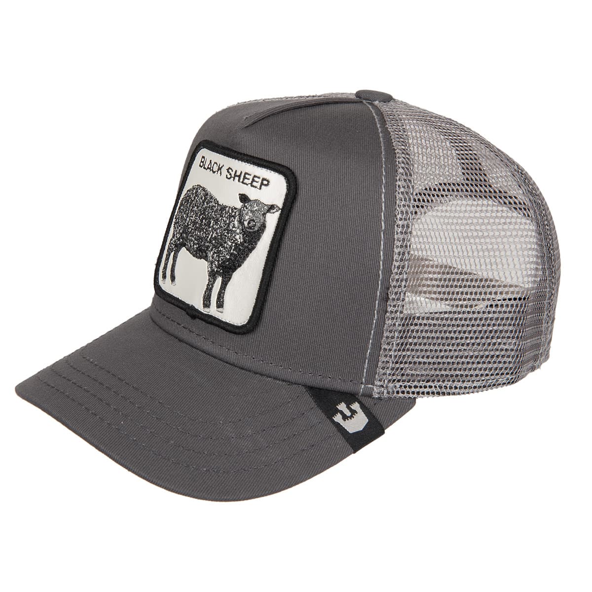 GOORIN KIDS | Motif : Gray Black Sheep Casquette de camionneur de baseball pour enfants