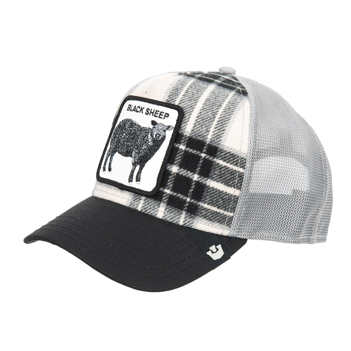 GOORIN | Motif : Black sheep Truckercap Casquette � visi�re Plaid Flannel Basecap