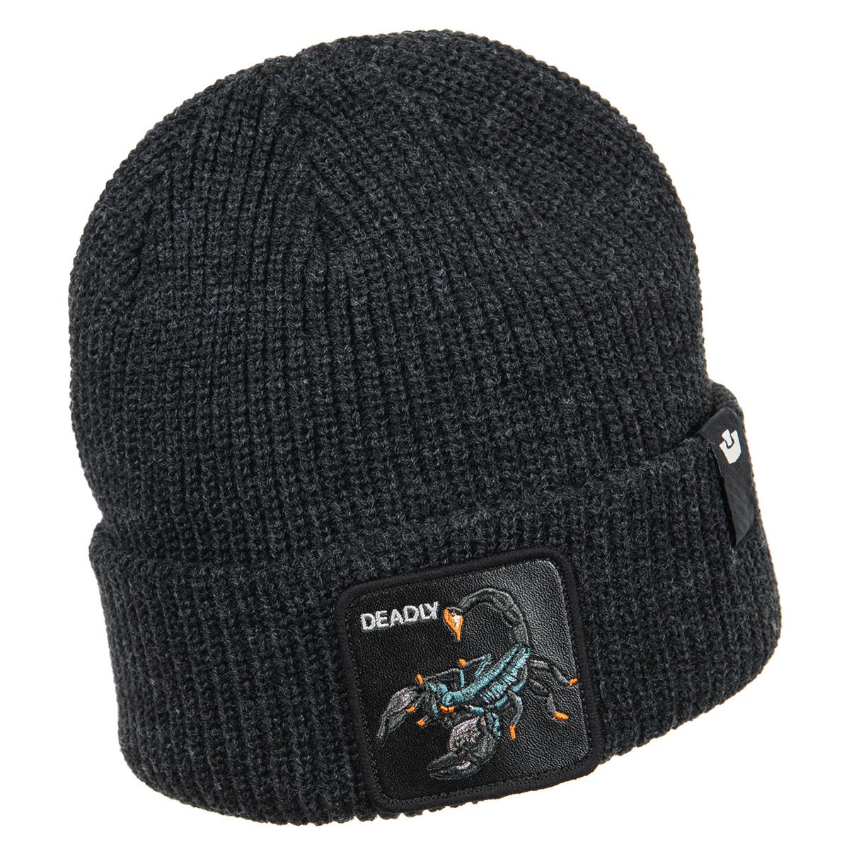 GOORIN | Motif : DEADLY Bonnet tricot� avec revers