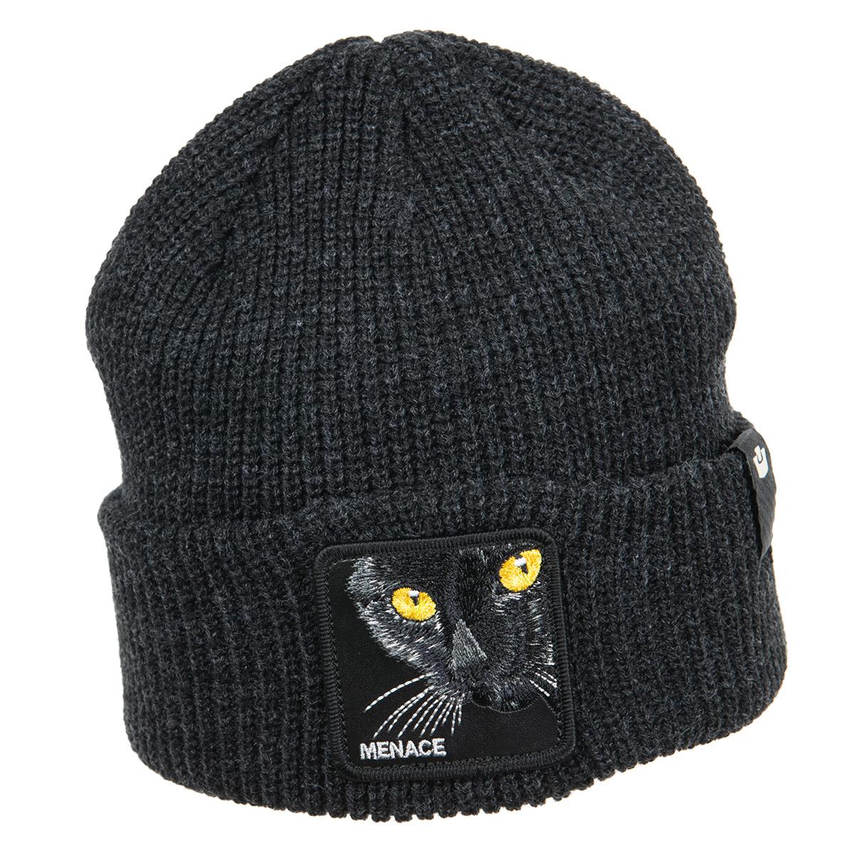 GOORIN | Motif : MENACE Bonnet tricot� avec revers