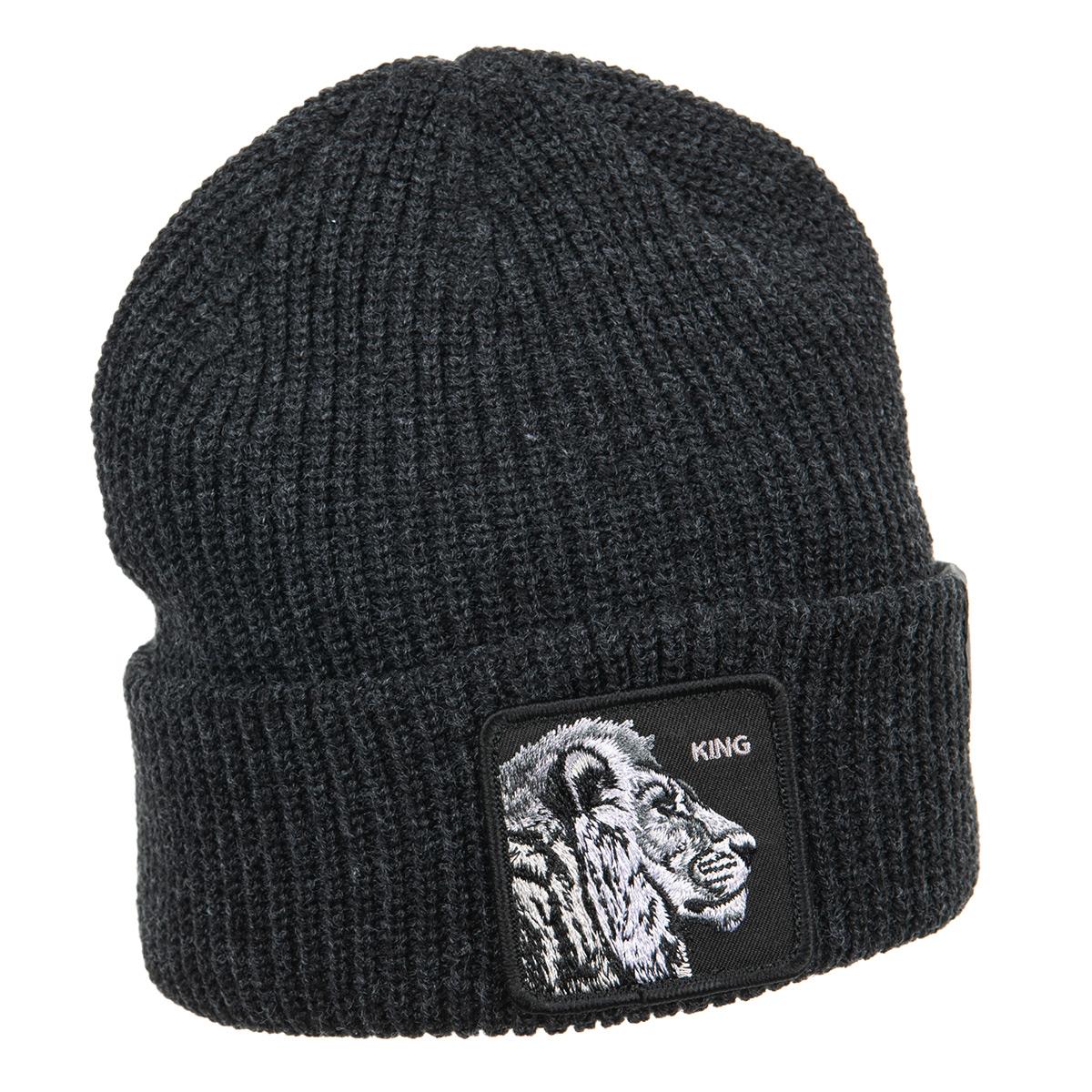 GOORIN | Motif : THE KING Bonnet tricot� avec rabat