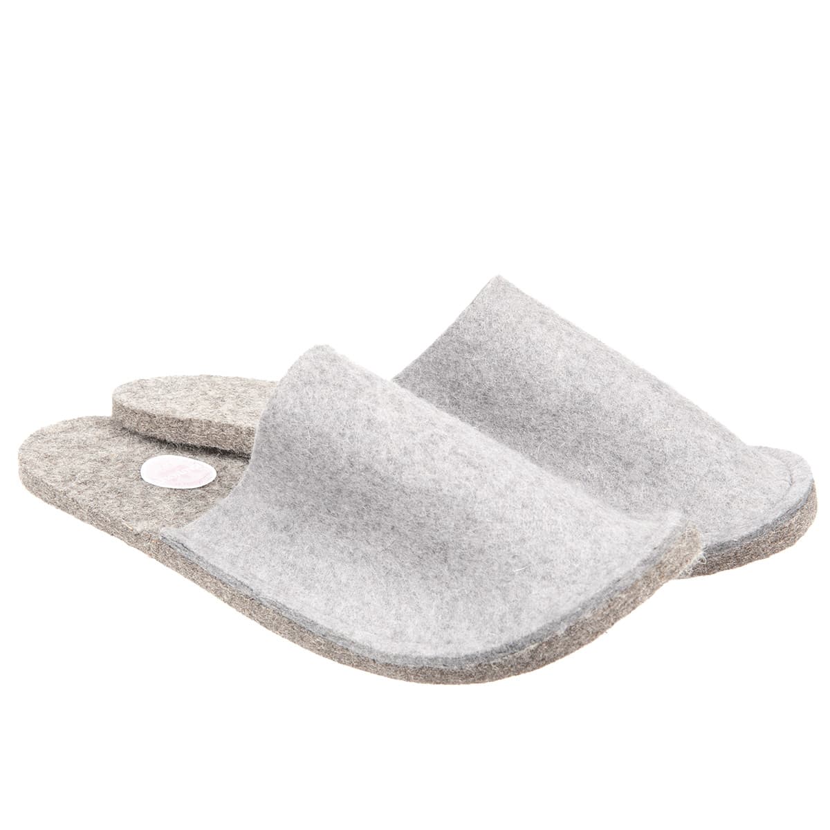 HAUNOLD | Pantoufles de voyage en feutre de pure laine